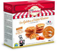 Les galettes et palets bretons pur beurre au caramel au beurre salé de Marcel en sachets fraîcheur