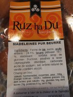 Madeleines Pur Beurre