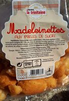 Madeleines aux perles de sucres