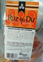 Madeleines au citron