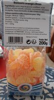 Bonbons orange citron