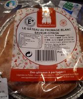 Le gâteau au fromage blanc saveur citron
