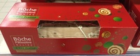 Bûche pâtissière roulée arôme Praliné