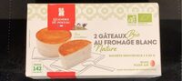Gateau bio au fromage blanc