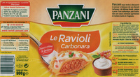 Le Ravioli Carbonara (Sauce crème & lardons)