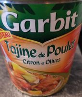 800G Tajine De Poulet Citron Et Olives Garbit