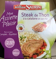 Mon Assiette Plaisir, Steak de Thon à la catalane et son riz (2,5 % MG)