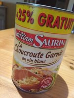 La choucroute garnie au vin blanc