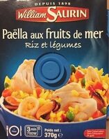 Paëlla aux fruits de mer riz et légumes