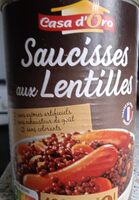 Saucisses aux lentilles