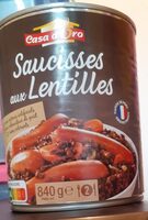 Saucisses aux lentilles