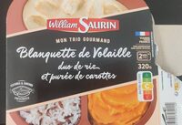 Blanquette de volaille duo de riz purée de carottes