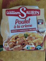 Poulet à la crème torsades & champignons forestiers