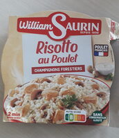 Risotto au poulet à la crème de champignons