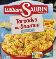 Torsades saumon crème