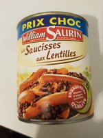 Les saucisses aux lentilles