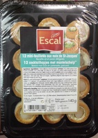 12 feuilletés aux noix de St-Jacques