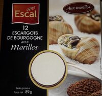 12 escargots de Bourgogne aux morilles