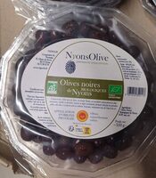 Olives noires bio de Nyons