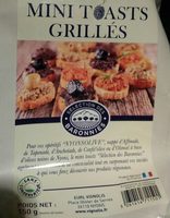 Mini toasts grillés