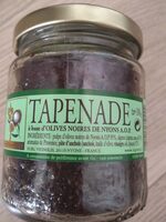 Tapenade à base d'olives noires de Nyons A.O.P