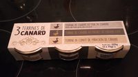 3 terrines de canard