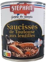 Saucisses de Toulouse aux lentilles