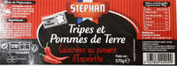 Tripes et pommes de terre cuisinées au piment d'Espelette