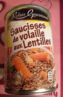 Saucisses de volaille aux lentilles