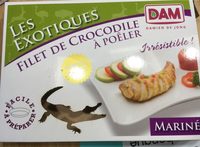 Filet de crocodile à poêler