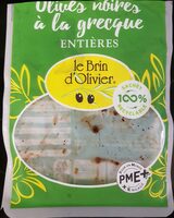 Olives noires à la grecque
