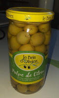 Olives vertes farcies à la pulpe de citron