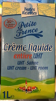 Crème liquide entière UHT