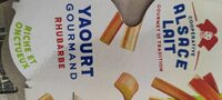 Yaourt gourmand rhubarbe