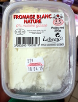 Fromage blanc nature 0%