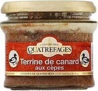Terrine de canard aux cepes