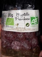 Bonbons au miel myrtille framboise