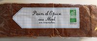 Pain d’épice au Miel en tranches bio