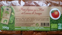 Pain d'épices au miel et écorces d'oranges