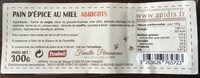 Pain épice Abricot
