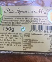 Pain d'epice au miel