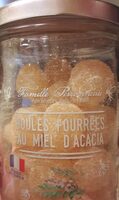 Boules fourrées au miel d'Acacia
