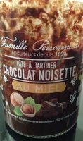 Pate a tartiner chocolat noisette