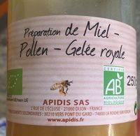 Miel pollen gelee royale