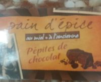 Pain d'épices à l'ancienne aux pépites de chocolat