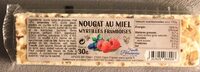 Nougat Myrtille Framboise Miel 30G