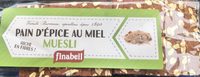 Pain d'epice au miel muesli
