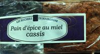 Pain d'épice au miel - cassis