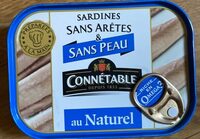 Sardines sans arêtes et sans peau