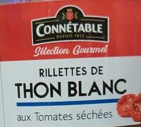 Rillettes de thon blanc aux tomates séchées